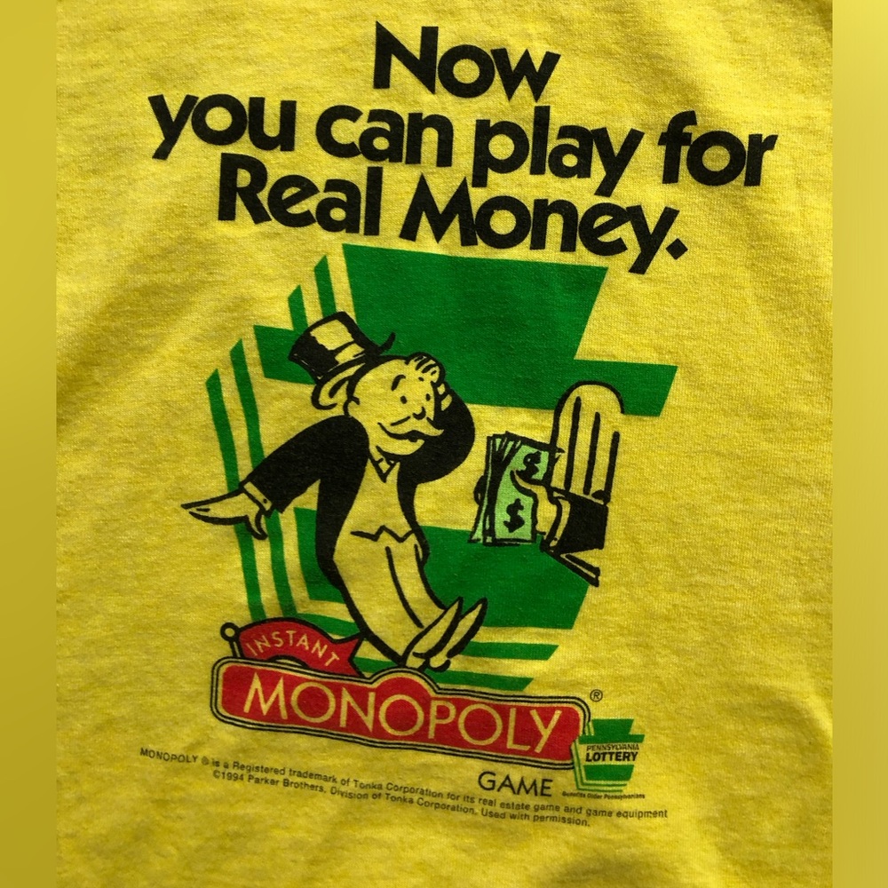 Vintage Monopoly Tee Shirt - Picture 4 of 5